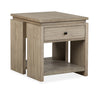 Addams 22\" End Table with Storage - Stone Harbor Grey