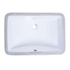 Bristol Sinks Vitreous China Rectangular Undermount Bathroom Sink - B606