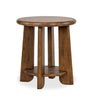 Baltic 24\" Contemporary End Table with Shelf - Tawny Brown