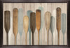Paddles Framed Stucco Art – 27.25\" x 39.25\"