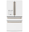 Cafe 36\" 27.8 Cu. Ft. French-Door Refrigerator - Matte White - CVE28DP4NW2