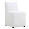 Manhattan Comfort Anna Modern Square Faux Leather Dining Chair - Cream