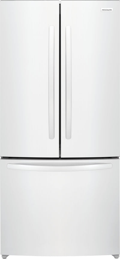 Frigidaire 18 Cu. Ft. Counter-Depth French Door Refrigerator - White - FRFG1723AW | Frigidaire Congélateur vertical à profondeur de comptoir de Frigidaire - FRFG1723AW