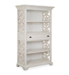 Milson 40\" Bookcase with Adjustable Shelves - Alabaster
