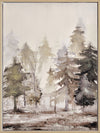 Trees Landscape II Framed Acrylic Painting - 30\" x 40\"