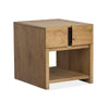 Orsman 22\" End Table with Storage - Rustic Caramel