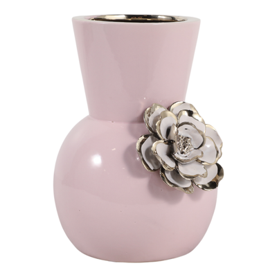 9” Ceramic Blush Flower Vase – Pink | Vase à fleurs Blush de 9 po en céramique - rose