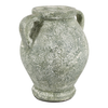 10.25” Terracotta Vase with Handle – Green
