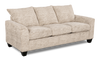 Made in Canada Customizable Sofa Lab Arc 38\" Fabric Sofa Bed - Plush Parchment