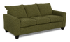 Made in Canada Customizable Sofa Lab Arc 38\" Fabric Sofa Bed - Chenille Moss