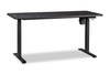 Caelen 59.84\" Adjustable Height Office Desk – Black