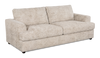 Made in Canada Customizable Sofa Lab Curve 88\" Fabric Sofa – Plush Parchment