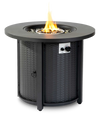 Ember Fire Pit Table, 30\"W, 40,000 BTU, Propane, Metal
