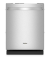 Whirlpool 24\" 47 dBA Built-In Top-Control Dishwasher with Third Rack - Stainless Steel - WDTF5024SZ