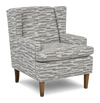 Made in Canada Sofa Lab Customizable Wingback 30\" Fabric Accent Chair – Flint Accent Fabric