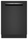 Bosch 300 Series 24\" 46 dBA Built-In Dishwasher – Black - SHP53EM6N