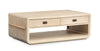 Adelaide 50\" Coffee Table with Storage and Casters - Sanibel Brown