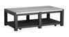 Alders 52\" Marble Top Coffee Table with Storage - Ravenwood Black