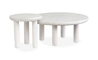 Holton 2-Pack Round Accent Tables - Pearl | Ensemble de 2 tables d’appoint rondes Holton - perle