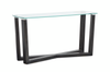 Morden 56\" Sofa Table with Glass Top - Black Truffle