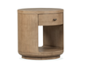 Poplar 24\" End Table with Storage - Chateau Brown