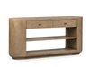 Poplar 64\" Sofa Table with Storage - Chateau Brown