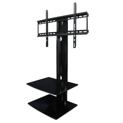Tygerclaw TV Stand with Dual Shelves for TVs from 32-65" - Black|Meuble pour téléviseur TygerClaw avec 2 tablettes pour téléviseurs de 32 po à 65 po - noir