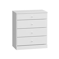 Astrid 4-Drawer Dresser - White