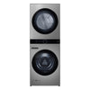 LG 5.2 Washer/7.4 Dryer Cu. Ft. Front-Load WashTower® with TurboWash® and TurboSteam® - Graphite Steel - WKEX200HVA