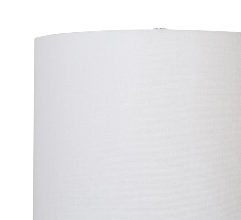 Abella 24\" Brushed Steel Table Lamp with USB Charging