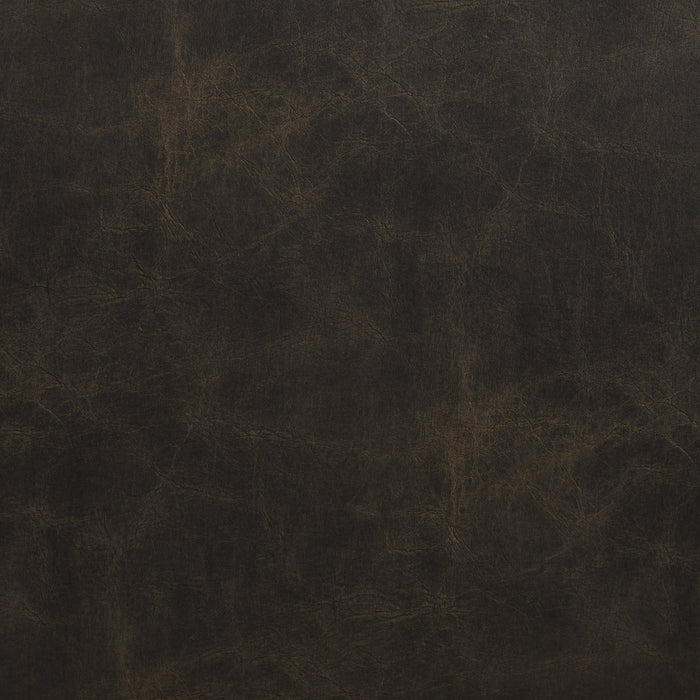 Avis Dining Chair with Vegan Leather Fabric, Metal - Black