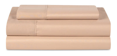 BEDGEAR® Basic 3-Piece Twin XL Sheet Set - Sand|Ensemble de draps Basic BEDGEARMD 3 pièces pour lit simple très long - sable|BF53MXTS