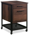 Briarbrook 17.95\" Commercial Grade Mobile 2-Drawer Filing Cabinet - Brown