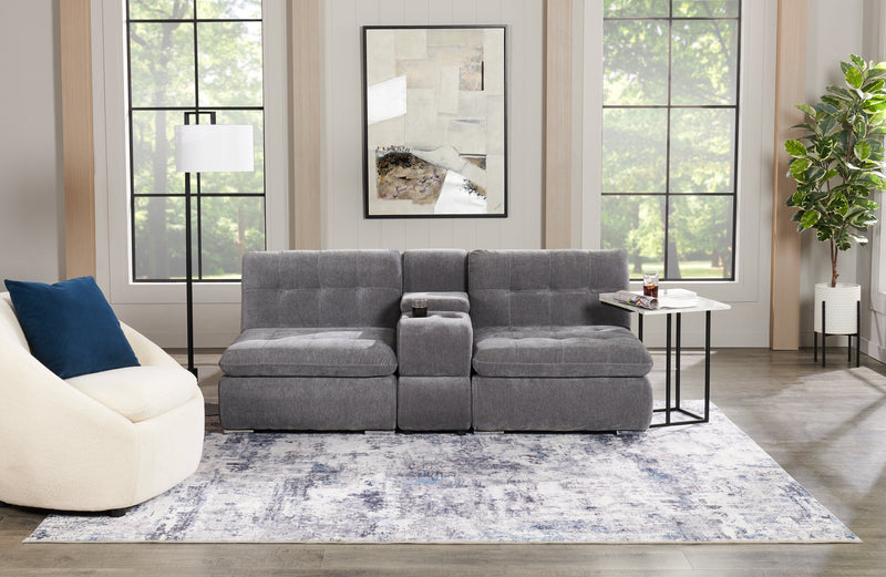 Kort & Co. Jax Matte Black and Gold 2-Piece Set - with Table and Floor Lamp and USB Charging