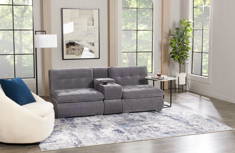 Kort & Co. Jax Matte Black and Gold 2-Piece Set - with Table and Floor Lamp and USB Charging