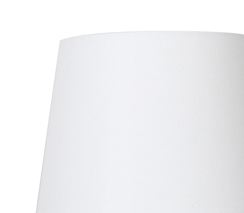 Kort & Co. Joss 61\" Brushed Steel Floor Lamp with USB Charging and Built-In Side Table