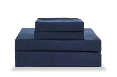 Masterguard® Ultra Advanced 4-Piece Queen Sheet Set - Navy | Ensemble de draps Ultra Advanced MasterguardMD 4 pièces pour grand lit - bleu marine | NAVYSSQS