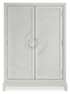 Vida Bedroom 2-Door Armoire Chest with Adjustable Shelves, 45\"W x 64\"H - Sand