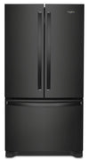 Whirlpool 36\" 20 Cu. Ft. Counter-Depth French-Door Refrigerator - Black - WRFC2036RB