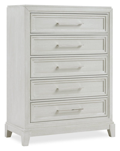 Vida Bedroom 5-Drawer Chest, 38"W x 52"H - Sand | Commode verticale Vida de 38 po (L) x 52 po (H) à 5 tiroirs pour la chambre à coucher - sable