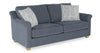 Finesse 81\" Contemporary Chenille Fabric Sofa - Flint Moss