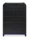Kaleo Bedroom Chest of Drawers, 5-Drawer, LED, Reeded, Modern, 38\"W x 54\"H - Black