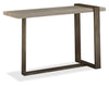 Cyprus 48” Modern Sofa Table - Beige/Bronze