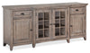Wesley 70\" Traditional TV Stand with Storage and Cable Management for TVs up to 75\" - Dovetail Grey