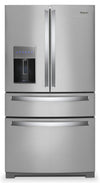 Whirlpool 36\" 26 Cu. Ft. French-Door Refrigerator - Fingerprint Resistant Stainless Steel - WRMF7736PZ