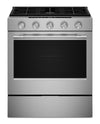 KitchenAid 30\" 5.0 Cu. Ft. Slide-in Gas Range with Convection Modes - Fingerprint Resistant Stainless Steel - KSGS530SPS