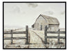 Barn II Framed Acrylic Painting - 37.5\" x 49.5\"