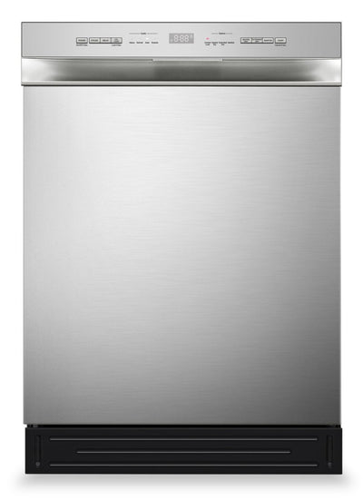 Midea 24" Front-Control Dishwasher with Interior Light - MDF24P2BST | Lave-vaisselle Midea de 24 po avec commandes à l’avant et éclairage intérieur - MDF24P2BST