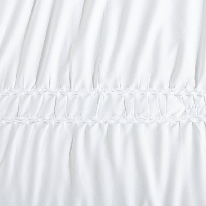 Rhodes 3-Piece Full/Queen Comforter Set - White