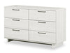 Everley 6-Drawer Dresser, 51.25\"W - White